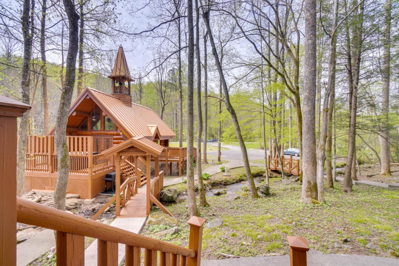 Lovely Gatlinburg Cabin With Private Hot Tub! 外观 照片